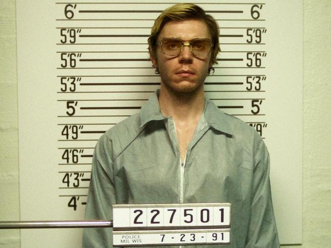 Evan Peters plays Jeffrey Dahmer in Netflix’s chart-topping drama Dahmer. Monster: The Jeffrey Dahmer Story. Picture: COURTESY OF NETFLIX/The Times