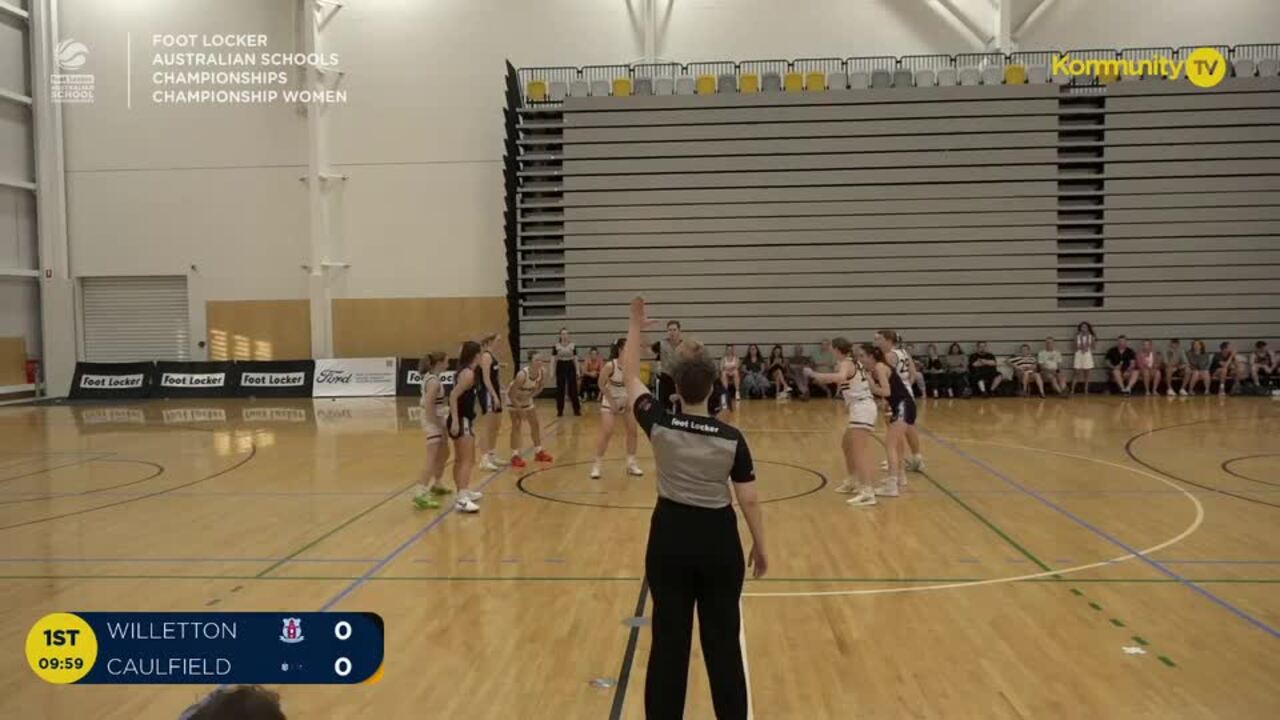 Replay: Willetton SHS v Caulfield Grammar (Champ Women Conso) - 2024 Basketball Australia Schools Championships Day 4