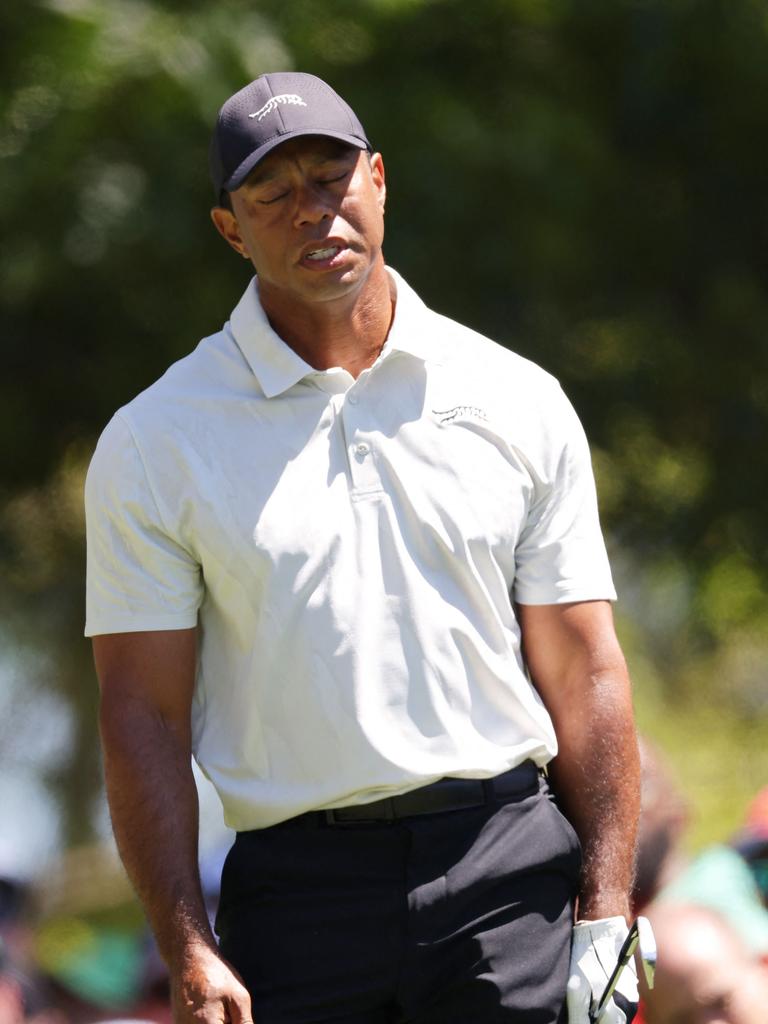 Tiger Woods is going down swinging. Jamie Squire/Getty Images/AFP.