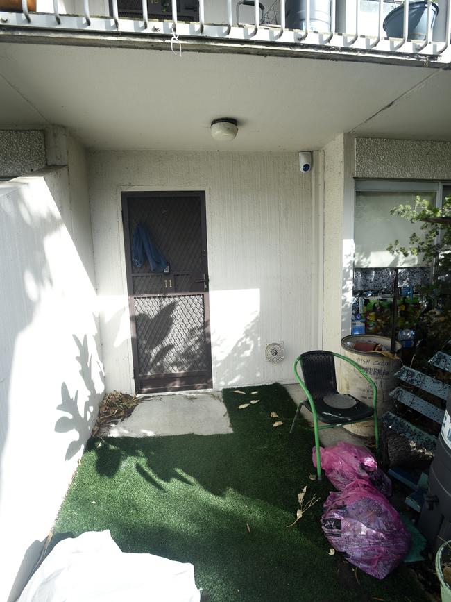 The apartment where Rodney John Lee lived. Picture: Andrew Henshaw