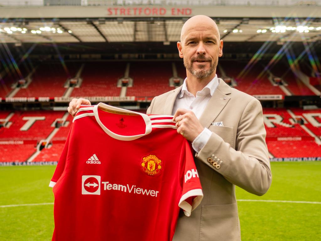 Ten Hag wants to restore Manchester United to former glories. Picture: Ash Donelon/Manchester United via Getty Images