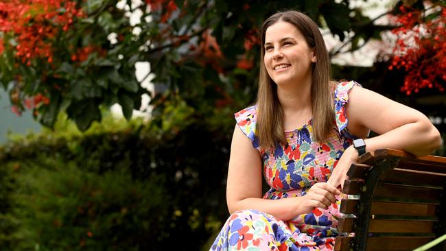 Petrina Hammond said it was ‘especially important’ to share her story and message of donating blood at Christmas to save the lives of others in a similar situation. Picture: NCA NewsWire / Jeremy Piper