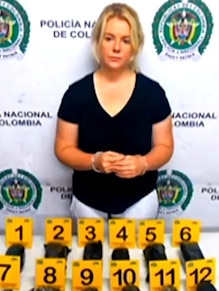 Cassie Sainsbury aka Cocaine Cassie. Picture: Channel 7