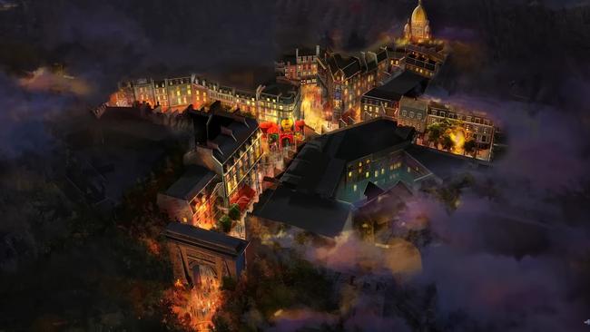 The Harry Potter area is massive. Photo: Universal Epic Universe