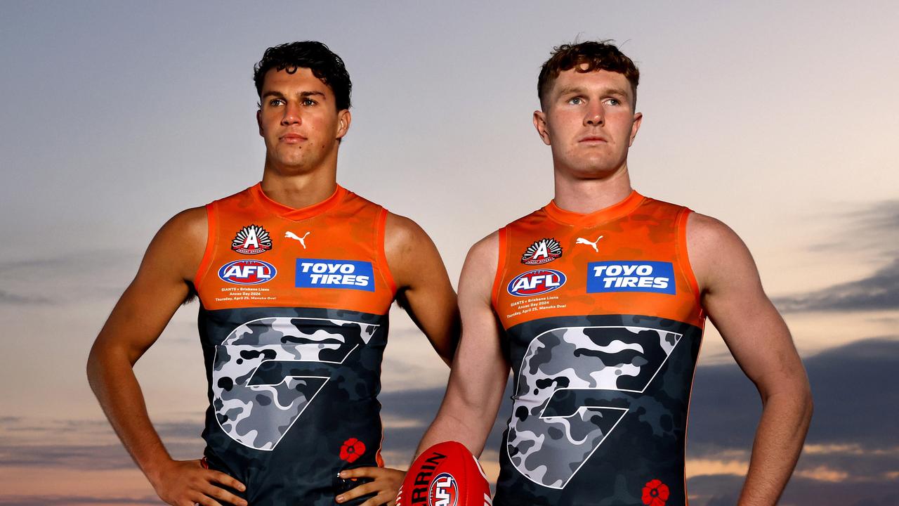 AFL news 2024 GWS Giants Anzac Day jumper, GWS vs. Brisbane Anzac Day