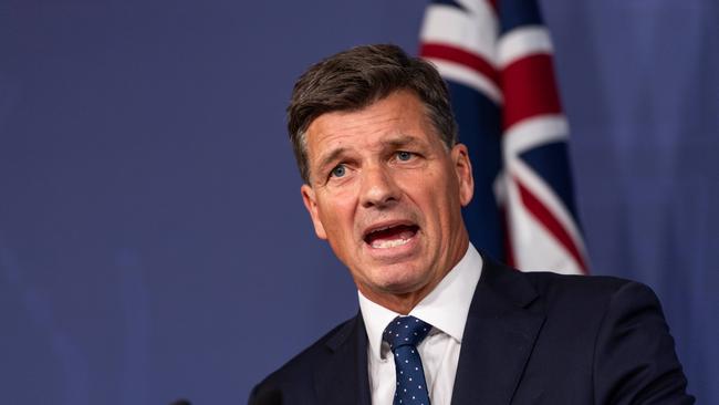 Shadow Treasurer Angus Taylor . Picture: NewsWire / Monique Harmer