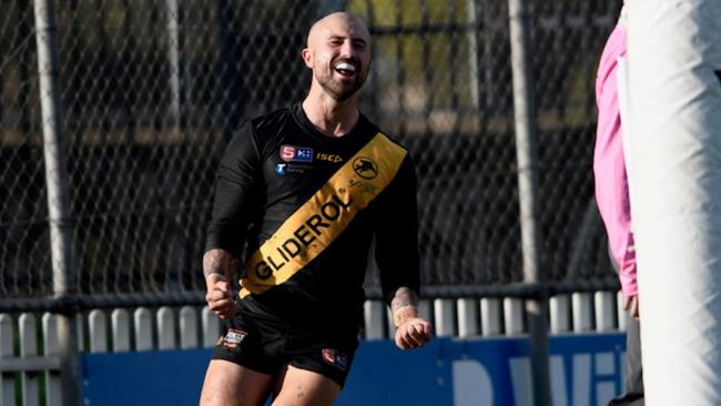 Kyle Crompton during his time with Glenelg. Picture: SANFL