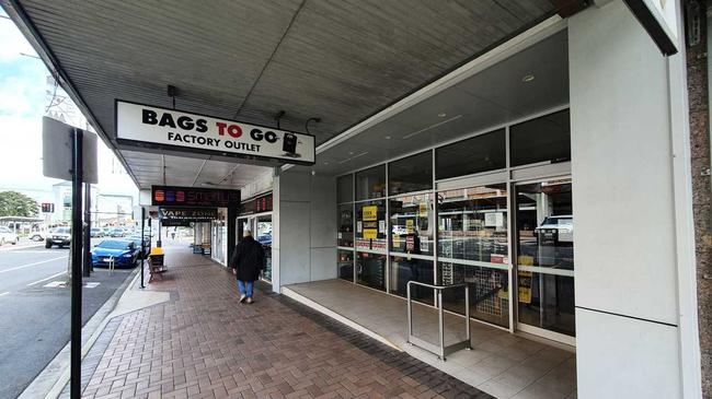 Toowoomba's Bags to Go Factory Outlet is currently closed. Picture: Matthew Newton