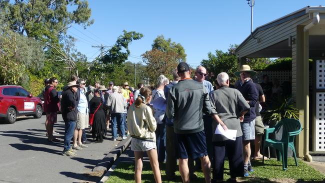 Mt Gravatt East locals chat about the proposed development.