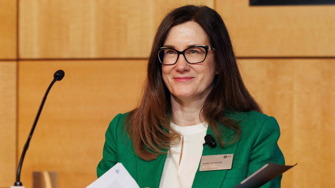 ASX CEO Helen Lofthouse at the ASX AGM. Picture: Max Mason-Hubers