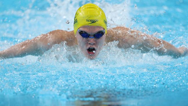 Hodge led all the way to win gold. Picture: Adam Pretty/Getty Images