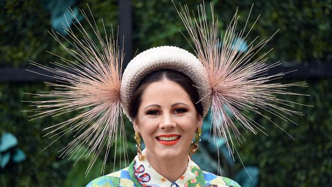 Fashions on the field at Geelong Cup. Jasmin Fitzgerald.