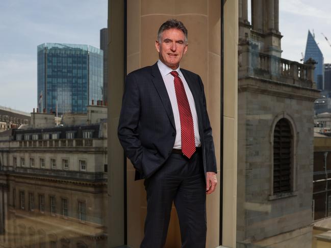 Ross McEwan, chief executive officer of National Australia Bank Ltd. (NAB), following a Bloomberg Television interview in London, UK, on Friday, June, 17, 2022. The UK just needs to get back into the marketplace again, McEwan said during the interview. Photographer: Hollie Adams/Bloomberg