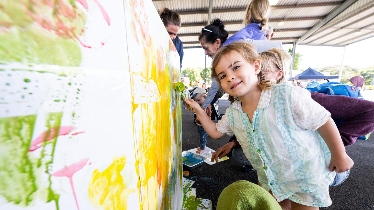 Children had at absolute blast at Messy Play Nambour on Wednesday. Photo: Joseph Byford Photography