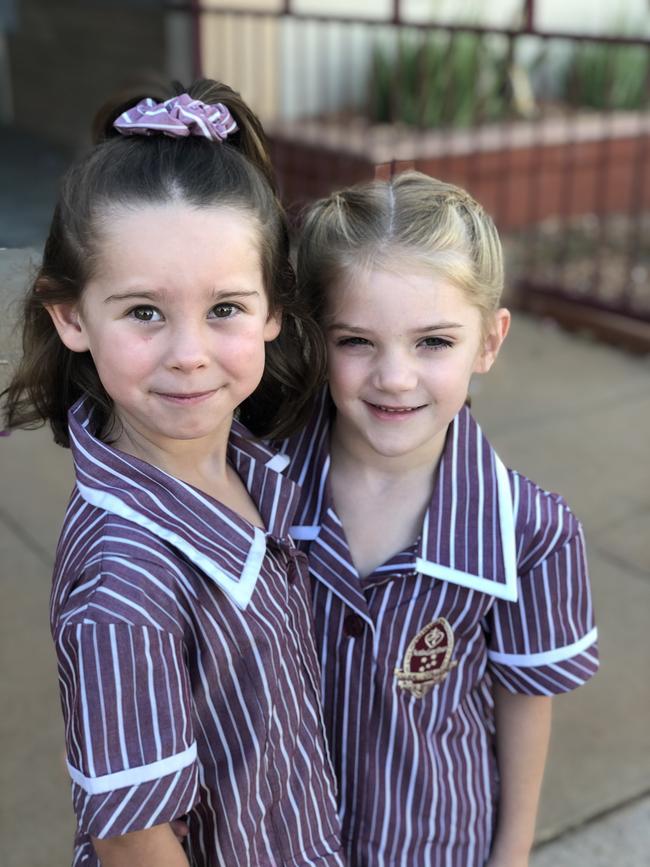 The gang ready for school