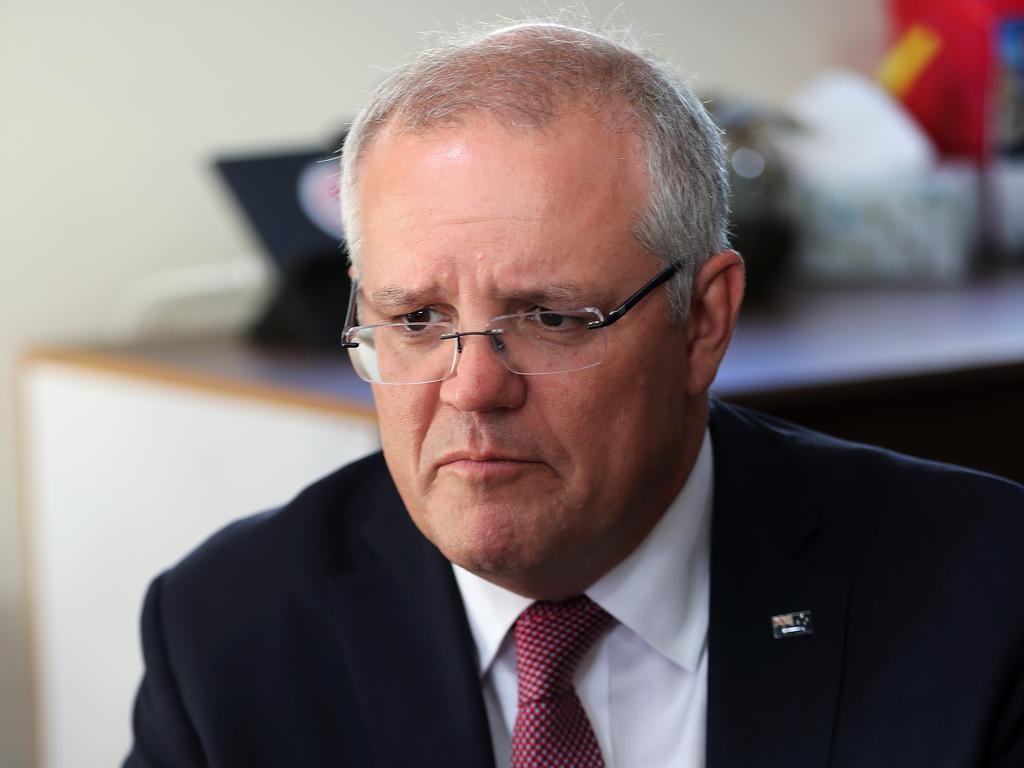 Prime Minister Scott Morrison offered prayers for veterans, young people contemplating suicide and farmers battling drought. Picture: Chris Kidd