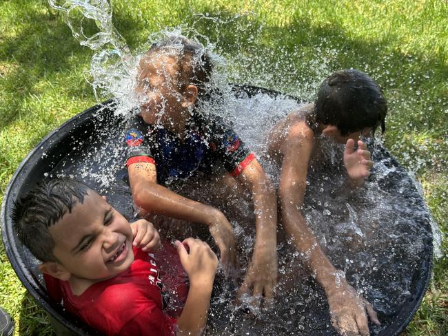 Kids having fun and keeping engaged, Dubbo.. Photo: Supplied.