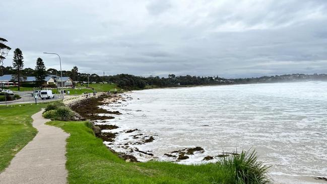 Wild weather – Mollymook Beach. Picture: Jodie Esler