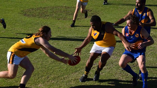 Action from a Boston Tigers match. Picture: Supplied