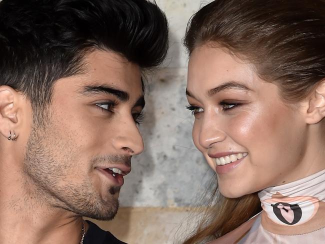 PARIS, FRANCE - OCTOBER 02: Zayn Malik and Gigi Hadid attend the Givenchy show as part of the Paris Fashion Week Womenswear Spring/Summer 2017 on October 2, 2016 in Paris, France. (Photo by Pascal Le Segretain/Getty Images)