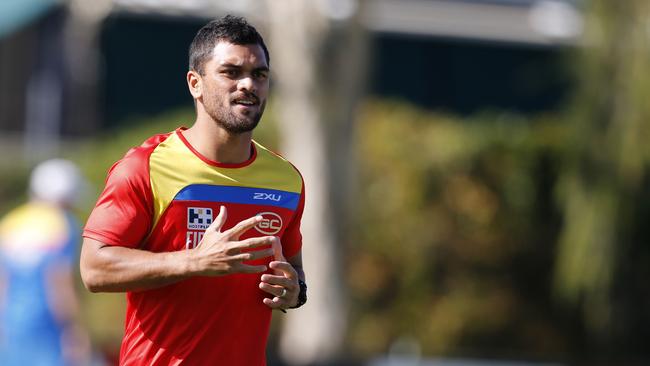 Gold Coast Suns training, Karmichael Hunt. Picture: JERAD WILLIAMS