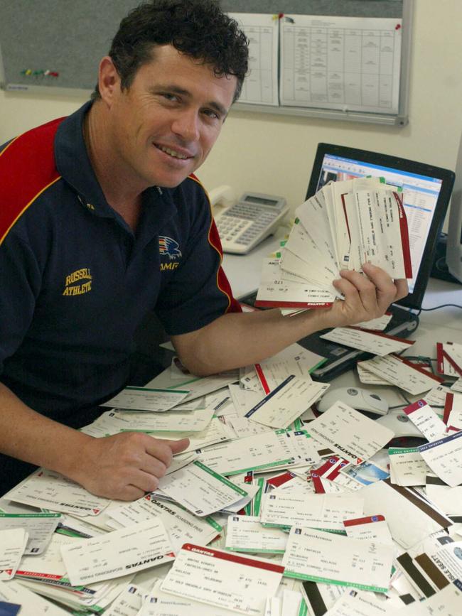 James Fantasia, pictured in 2005 during his time as Adelaide Crows’ recruiting manager.