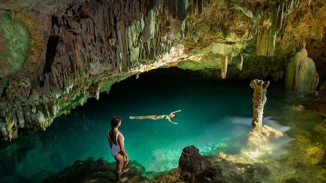 Rangko Cave in the Komodo region, Indonesia.