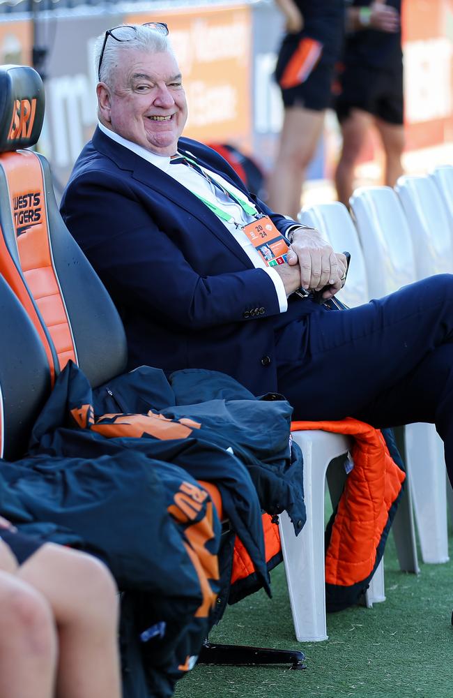 Shane Richardson before Wests Tigers’ heavy defeat to the Dragons.