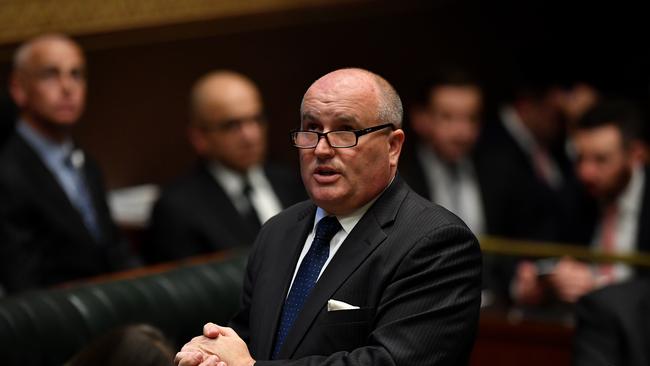 Baulkham Hills state Liberal MP David Elliott has called for NSW Planning to reject the Aqualand development. Picture: AAP Image/Joel Carrett