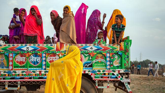 Colours abound in the desert state of Rajasthan.