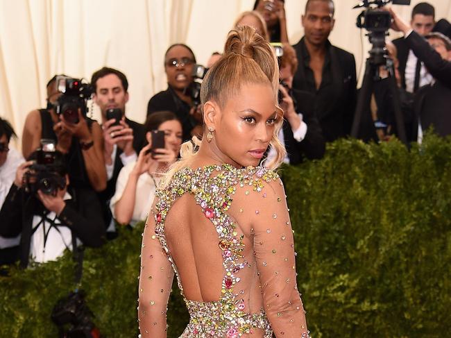  Beyonce was the targeted with scary letters. Picture: Getty 