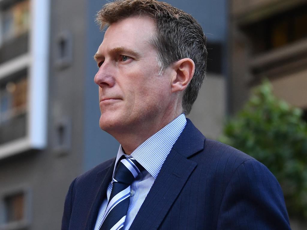 Former attorney-general Christian Porter. Picture: Joel Carrett