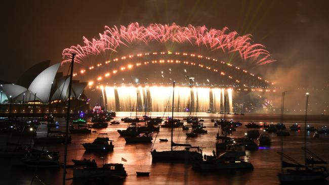 Sydney Harbour is usually packed with boats on New Year’s Eve. Picture: AAP Image