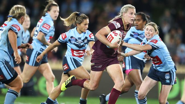 Ali Brigginshaw is regarded as the best half in the women’s game. Picture: Getty Images