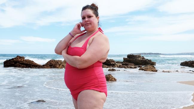 Tziporah Malkah on Boomer Beach, SA, in December 2017. Picture: James Weir