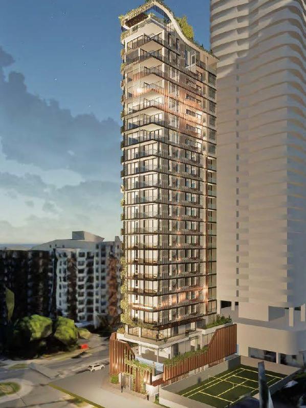 Artist impression of the Legacy M hotel proposed by Manny O Group for Broadbeach. Picture: Supplied.