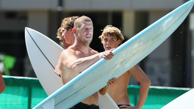 Hundreds of people turned out at the Greenmount Beach Surf Club on the Gold Coast to celebrate the life of Ed Fanning. Picture: NCA NewsWire/ Tertius Pickard