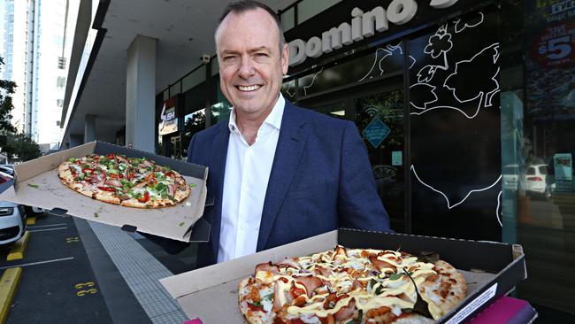 Domino’s CEO Don Meij is expected to see sales growth slow due to COVID-19 disruptions, Citi predicts. Picture: Annette Dew