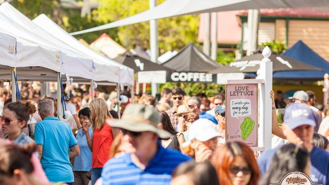 File photo of the Milton Markets at last year’s Seasonal Flavours event. Markets can remain open and smaller crowds have made social distancing easier.