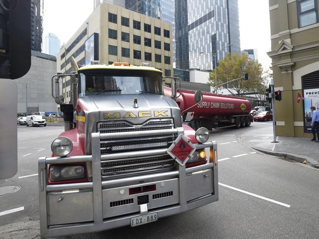 Petrol tankers will continue to use City Rd and Power St, Southbank.