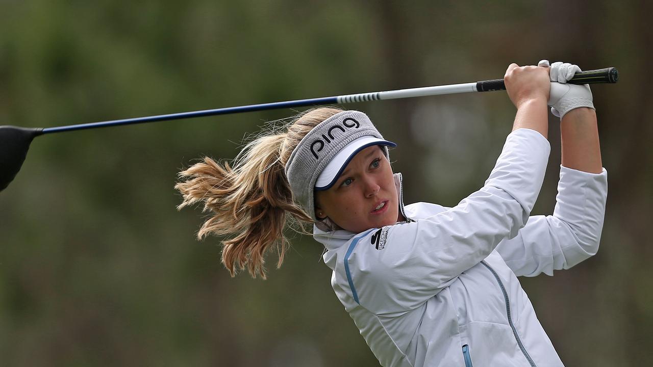 Canadian Brooke Henderson returns to Adelaide as world No.9. Picture: Matt Sullivan/Getty Images/AFP 