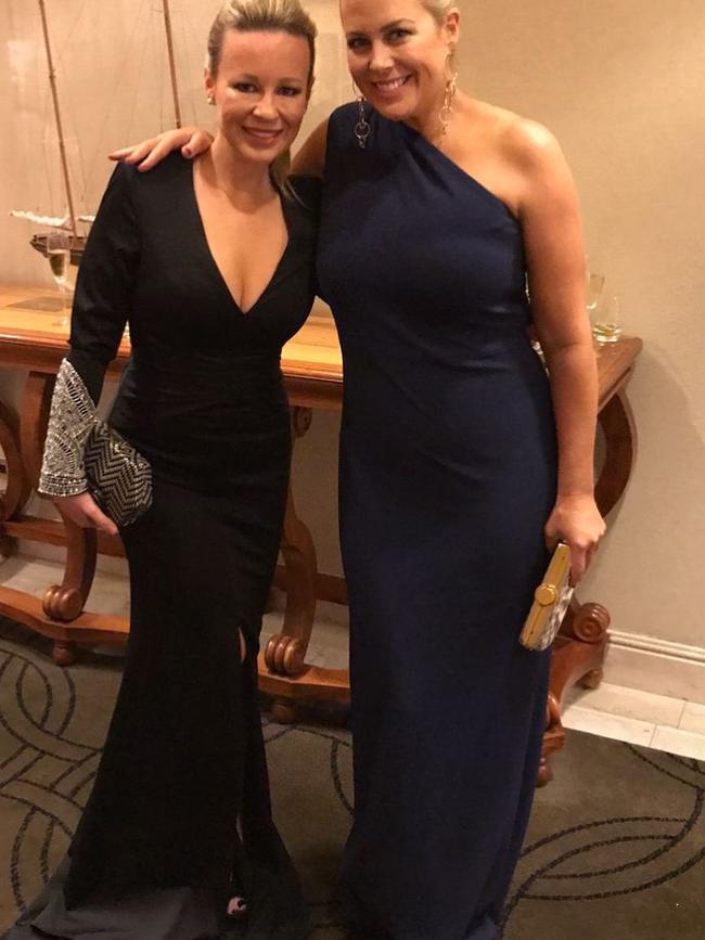 Sarah Stinson with former Sunrise host Sam Armytage. Picture: Instagram