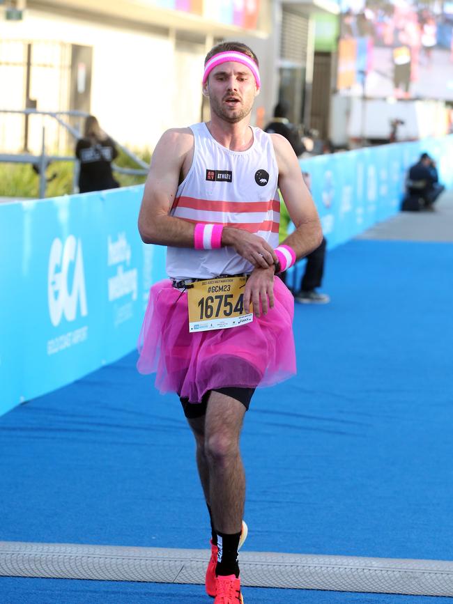 Gold Coast Marathon 2023 AARON SETON. 1 July 2023 Southport Picture by Richard Gosling
