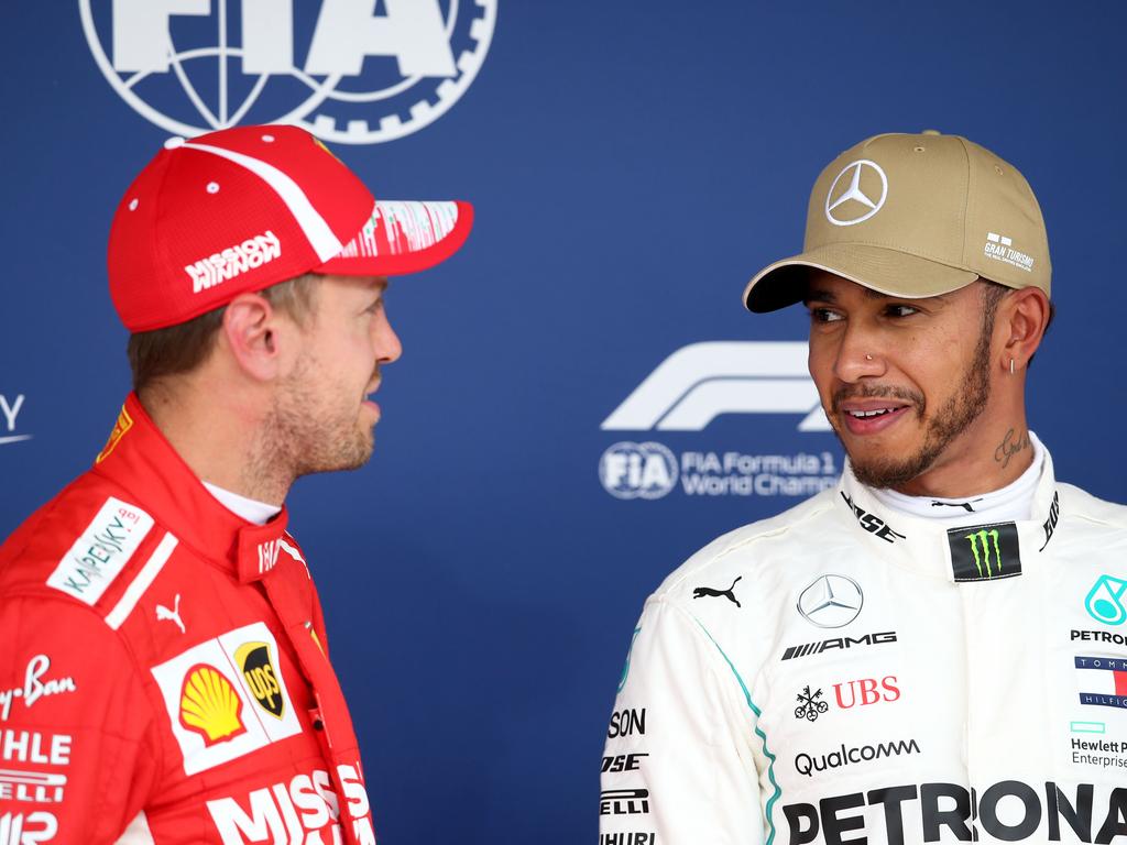 Lewis believes Seb is no longer the top dog at Ferrari.