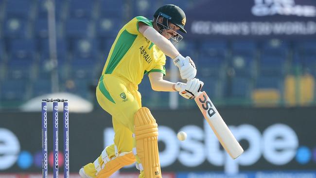 David Warner in action at the T20 World Cup. Picture: Isuru Sameera Peiris / Gallo Images / Getty Images