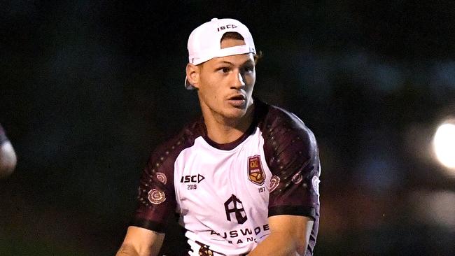 Ponga is Queensland’s danger man. Photo by Bradley Kanaris/Getty Images.