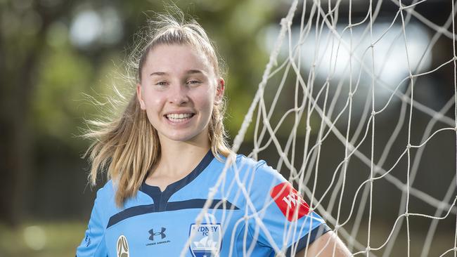 Sydney FC rising star player Taylor Ray is on the comeback from injury in the W-League. Pic: Troy Snook.