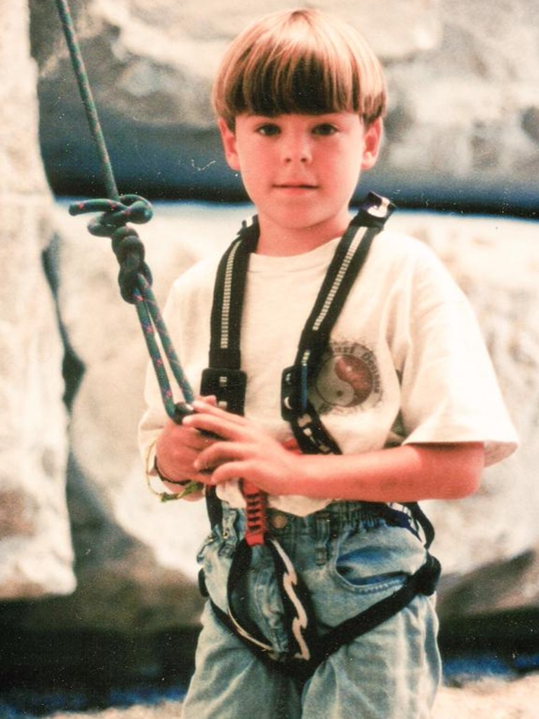 Zac Efron has been doing his own stunts from an early age. Picture: Twitter