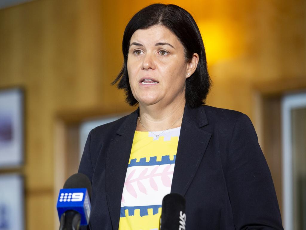 Chief Minister Natasha Fyles says the NT government is listening to community feedback and understands Territorians want to see reduction in the rate of crime. Picture: Floss Adams.