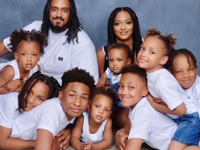A Texas Mum has 9 sons but really wants a daughter. Picture: TikTok